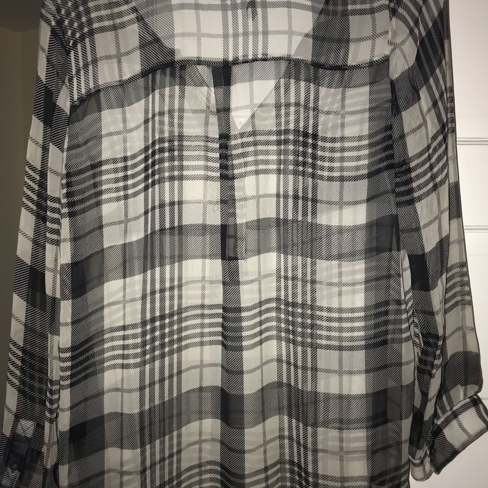 Plaid blouse